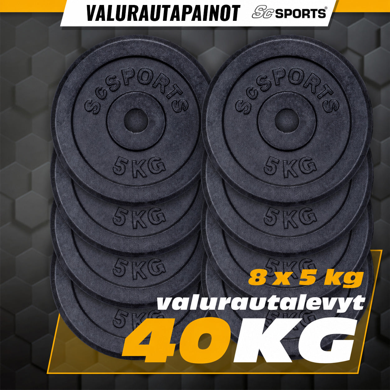Malmist kettakomplekt 30/31 mm 10–40 kg