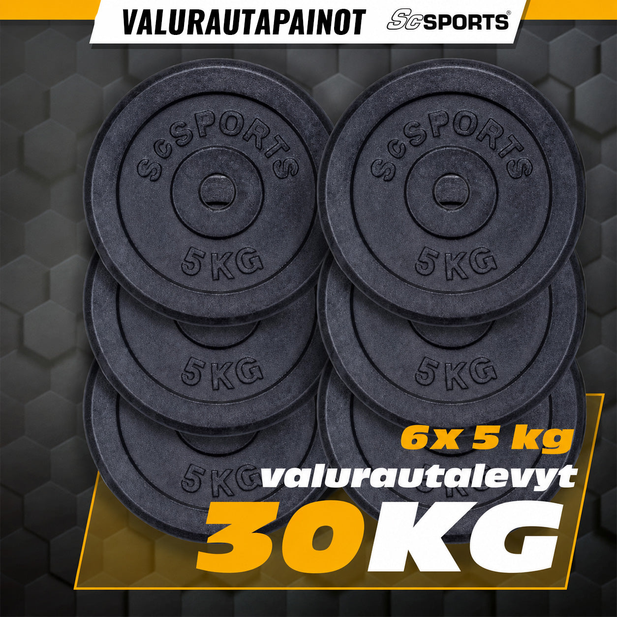 Malmist kettakomplekt 30/31 mm 10–40 kg