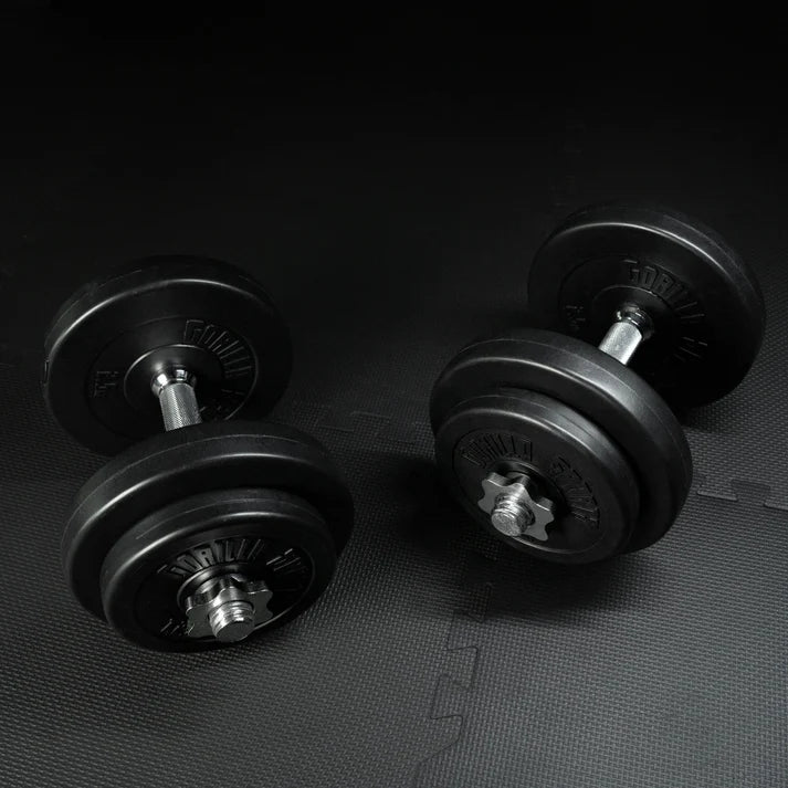 Reguleeritav vinüülist hantlikomplekt 20 kg