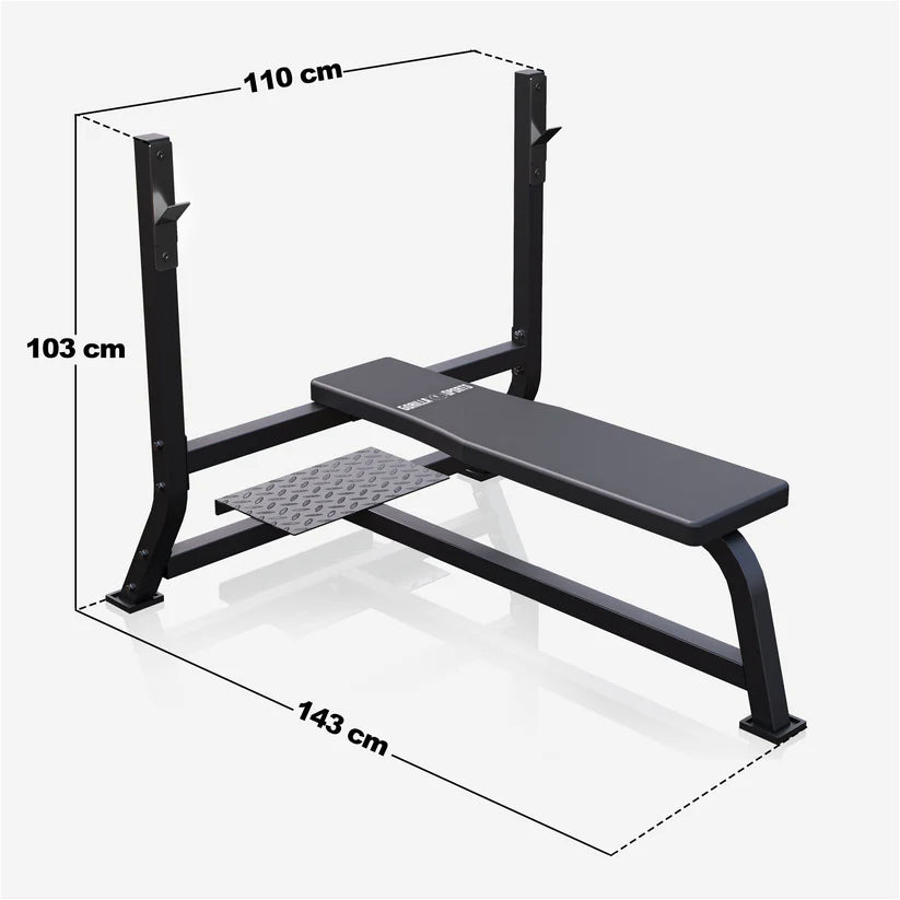 Lai tõstepink 250 kg, must