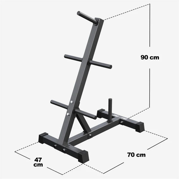 Kettahoidik 30/31 mm raskusketastele, must, 200 kg