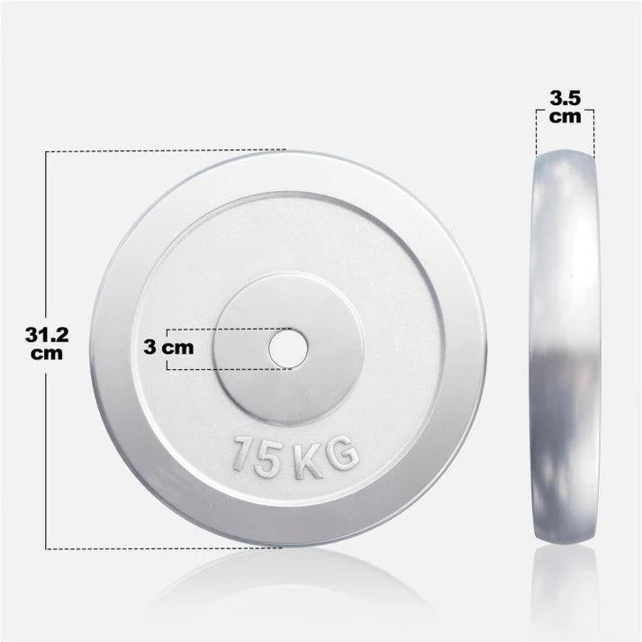 Kroomitud raskusketas 15 kg 30 mm