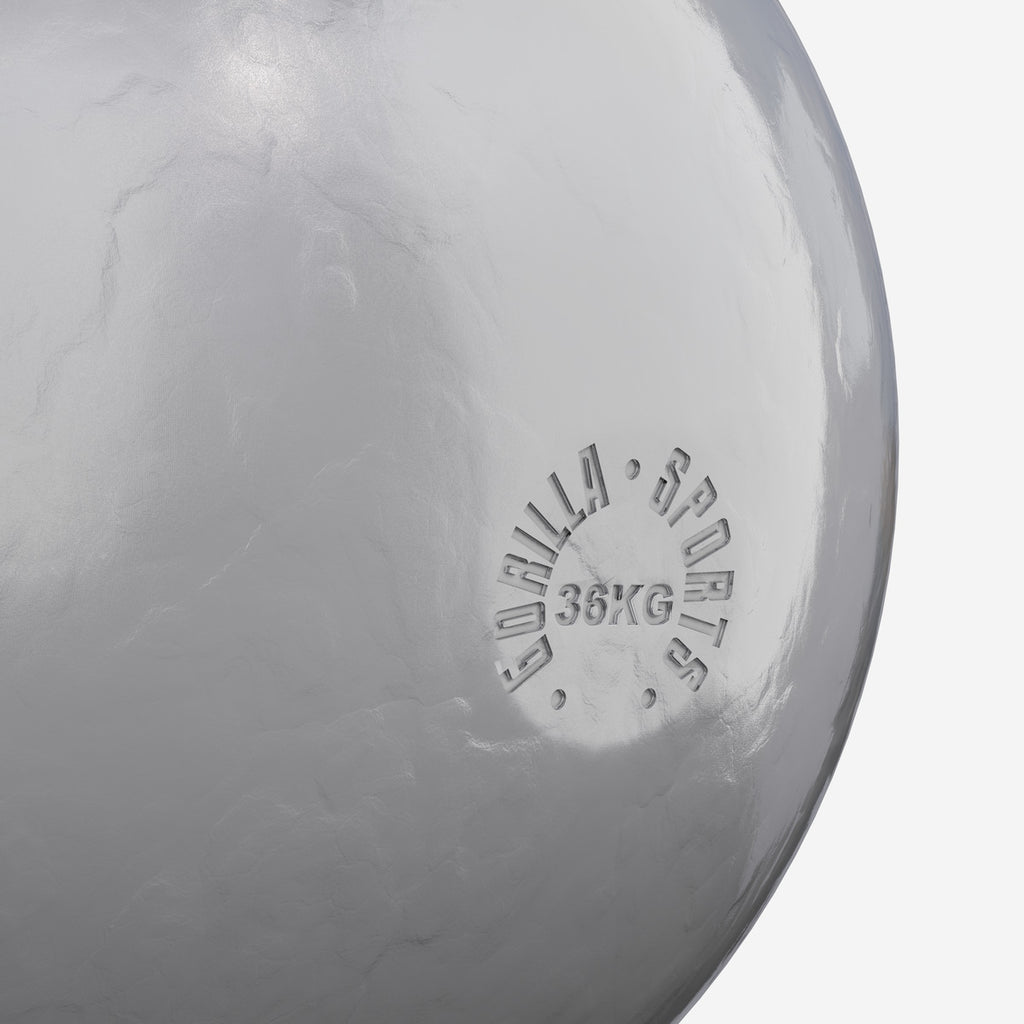 Võistlussangpomm 36 kg, hall, valatud terasest