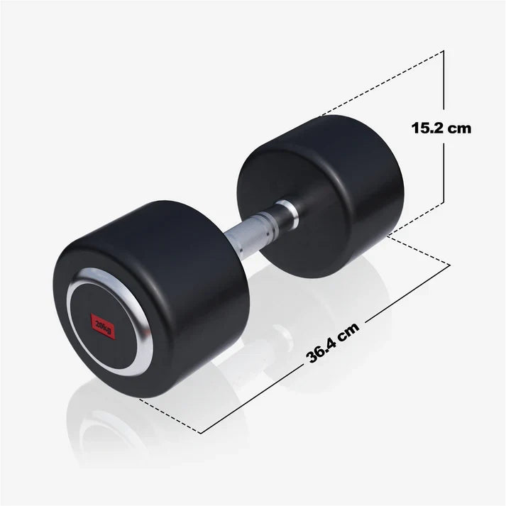 OUTLET - Pro kiinteä kumipinnoitettu käsipaino 2,5–50 kg - 10 kg