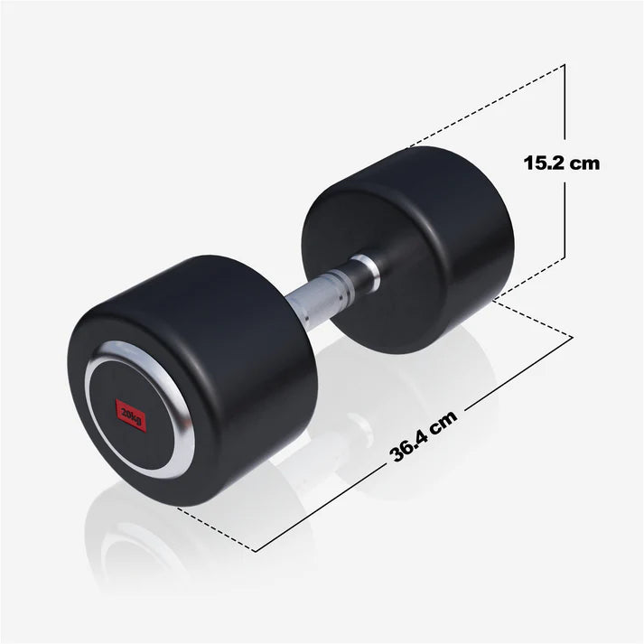 Pro fikseeritud kummikattega hantel 2,5–50 kg
