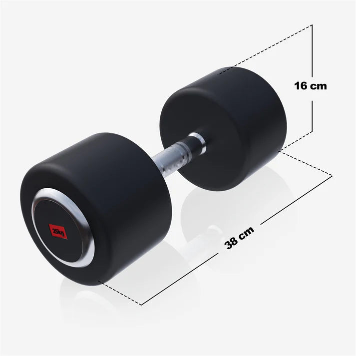 Pro fikseeritud kummikattega hantel 2,5–50 kg