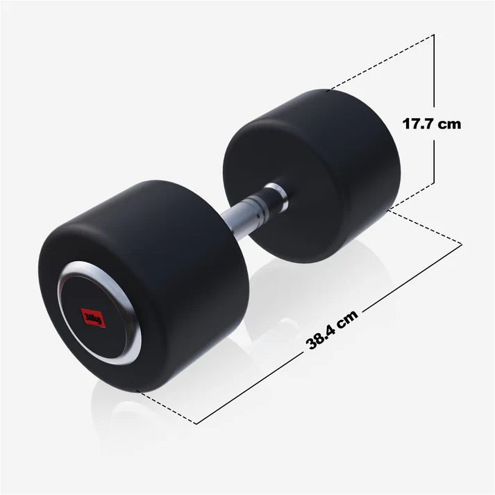 Pro fikseeritud kummikattega hantel 2,5–50 kg