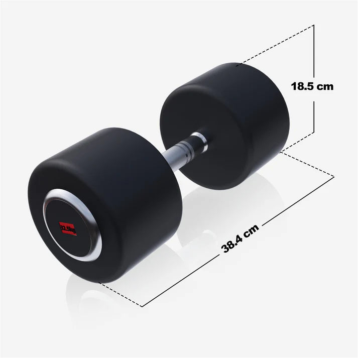 Pro fikseeritud kummikattega hantel 2,5–50 kg