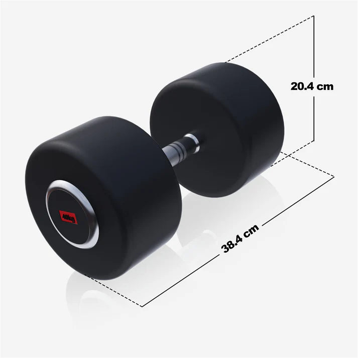 Pro fikseeritud kummikattega hantel 2,5–50 kg