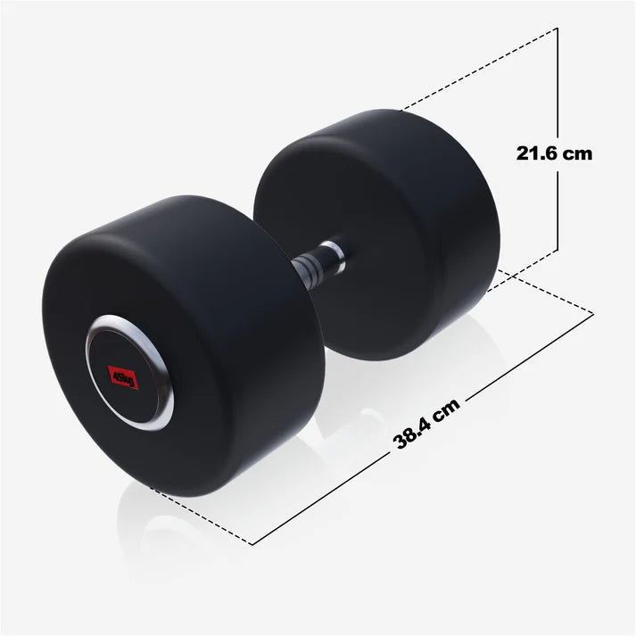 Pro fikseeritud kummikattega hantel 2,5–50 kg