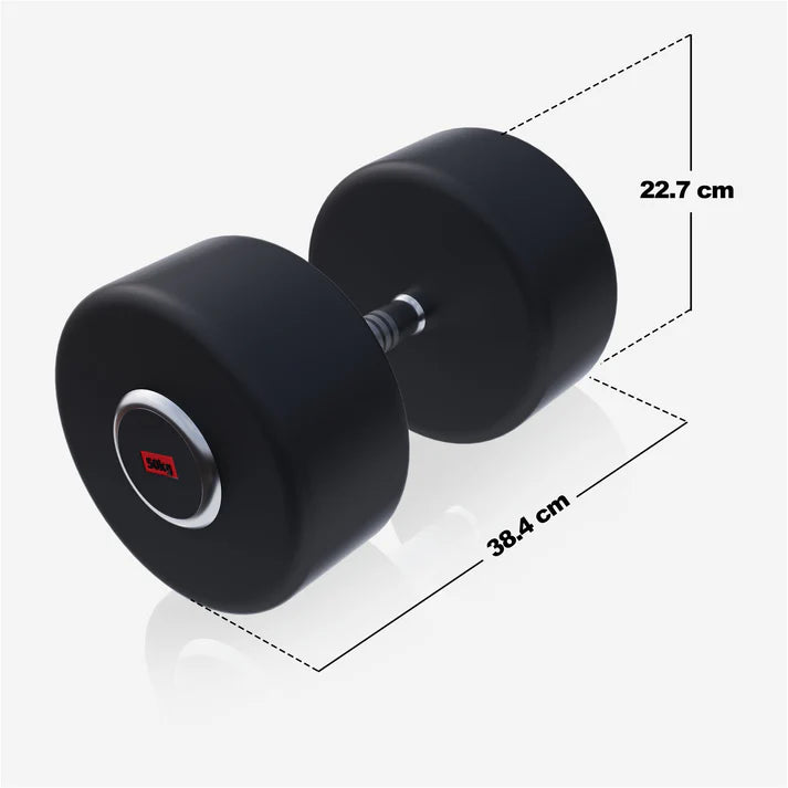 Pro fikseeritud kummikattega hantel 2,5–50 kg