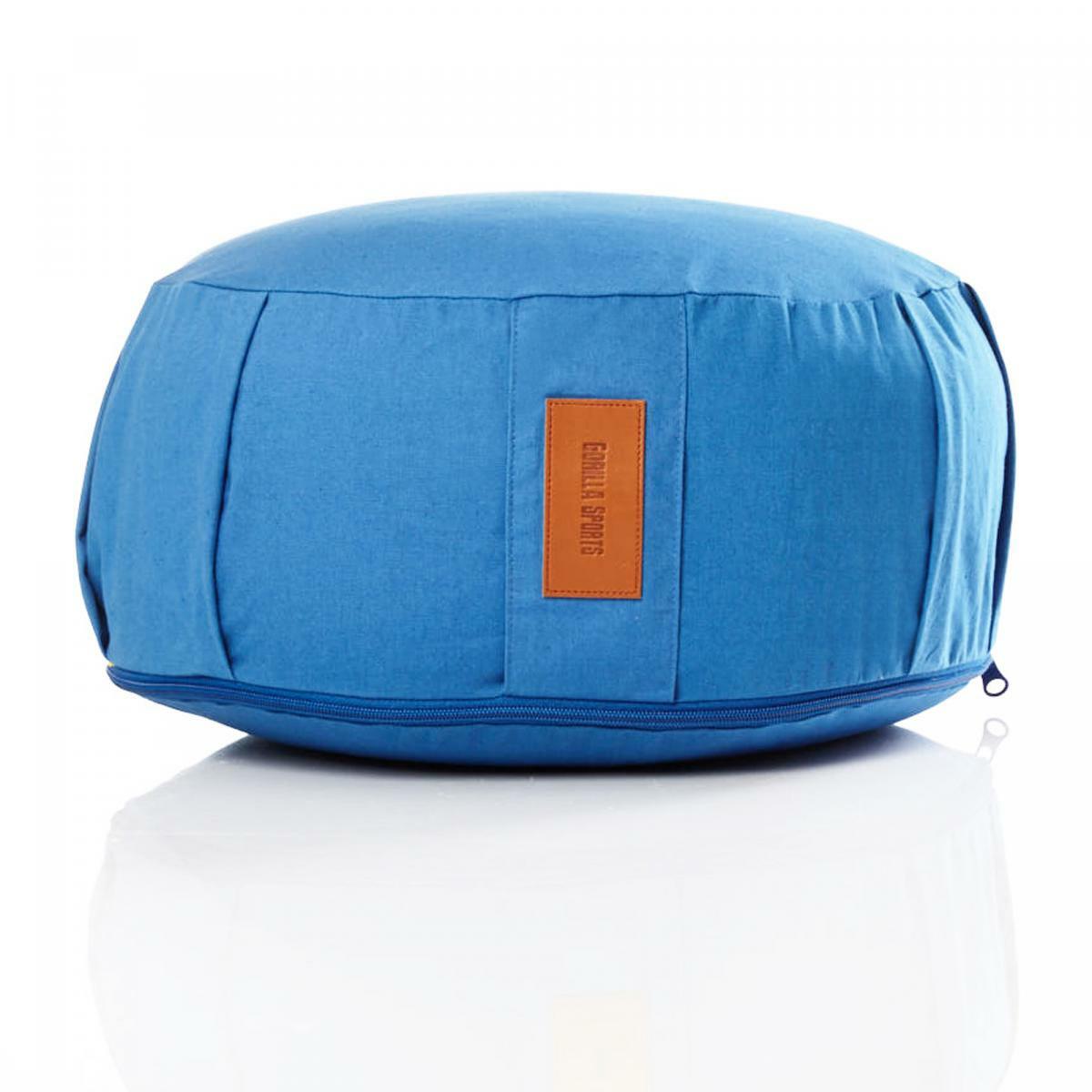 Puuvillane joogapadi 34 x 18 cm, sinine