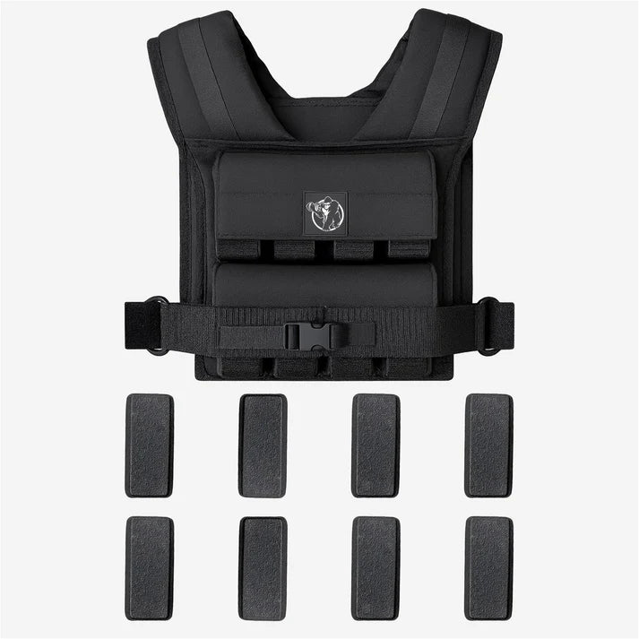 Reguleeritav raskusvest 20 kg, must