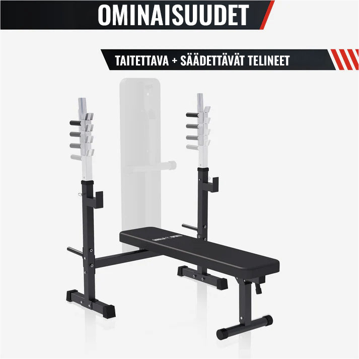 Kokkupandav jõutõstepink, max 300 kg