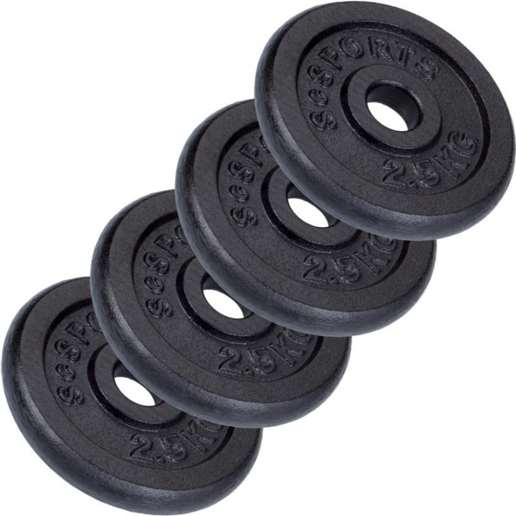 ScSPORTS raskuskettad 4 x 2,5 kg, 30 mm