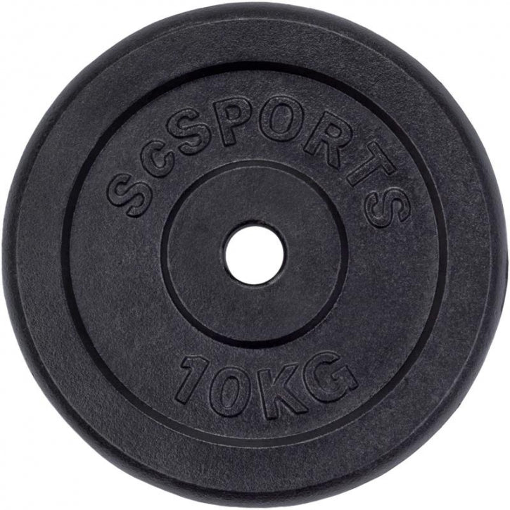 ScSPORTS malmist raskuskettad 2 x 10 kg, 30 mm
