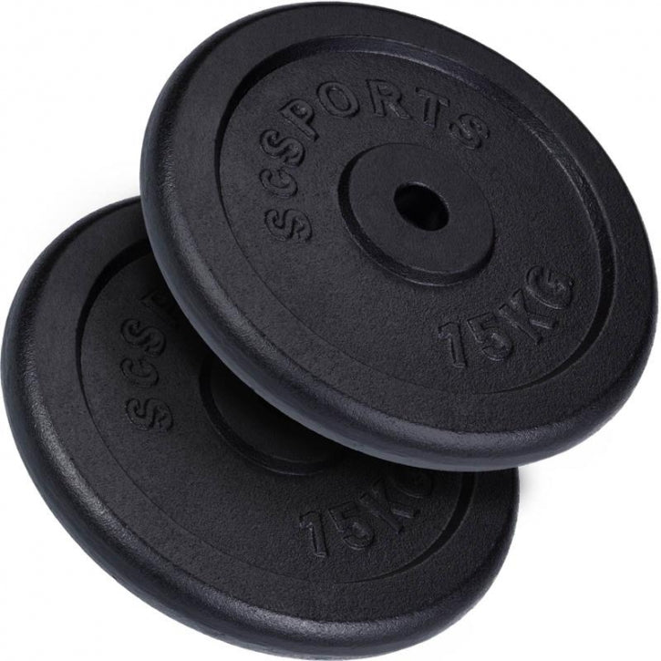 ScSPORTS raskuskettad 2 x 15 kg, 30 mm
