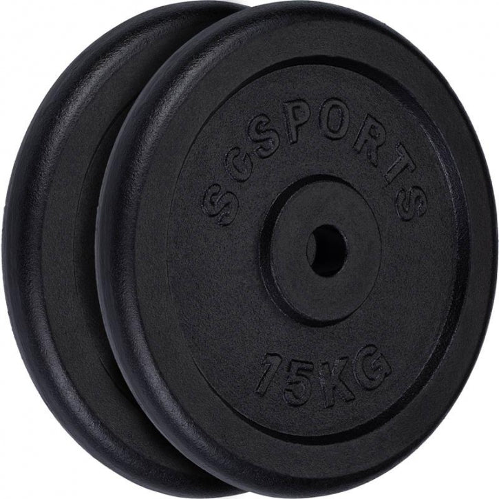 ScSPORTS raskuskettad 2 x 15 kg, 30 mm