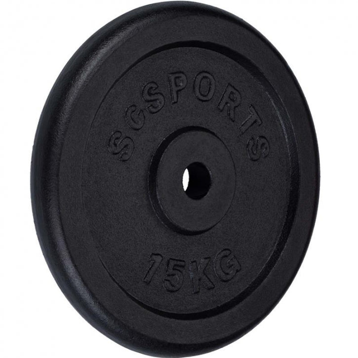 ScSPORTS raskuskettad 2 x 15 kg, 30 mm