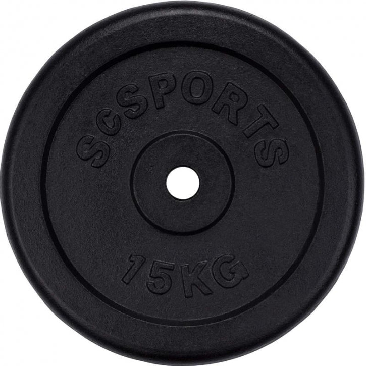 ScSPORTS raskuskettad 2 x 15 kg, 30 mm