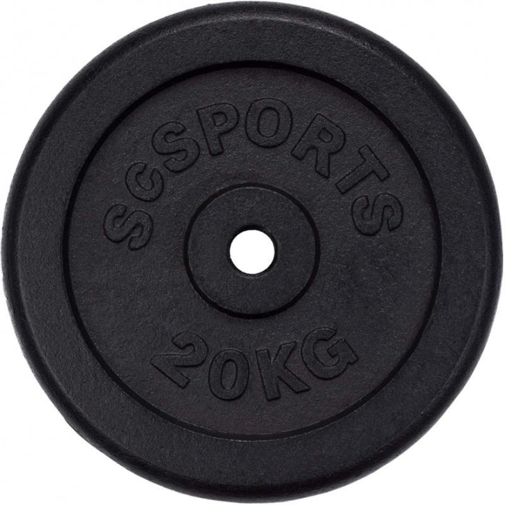 ScSPORTS malmist raskusketas 20 kg, 30 mm