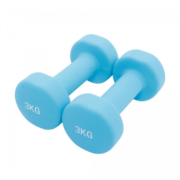 Neopreenhantlite komplekt 12 kg hoiukohvriga