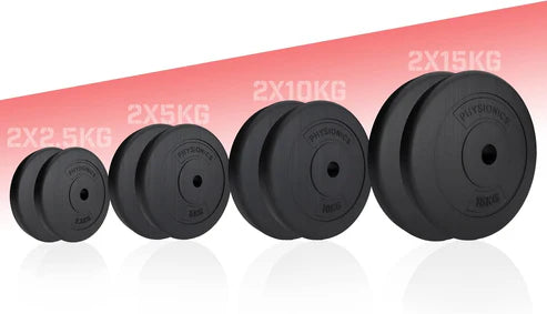 Vinüülkattega raskuskettad 30 mm, 5–30 kg