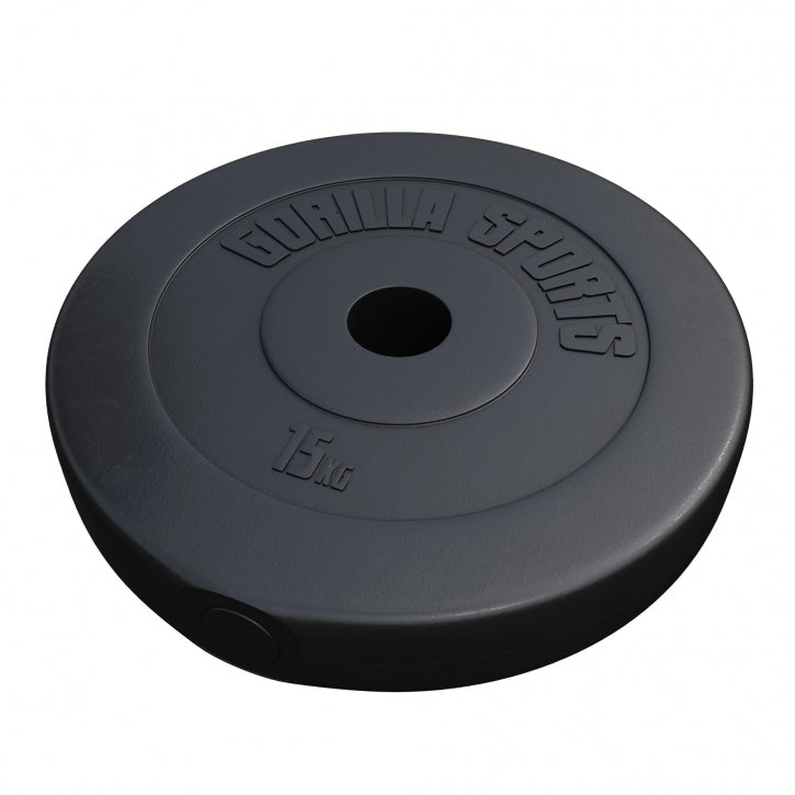Vinüülkattega raskusketas 15 kg 50 mm
