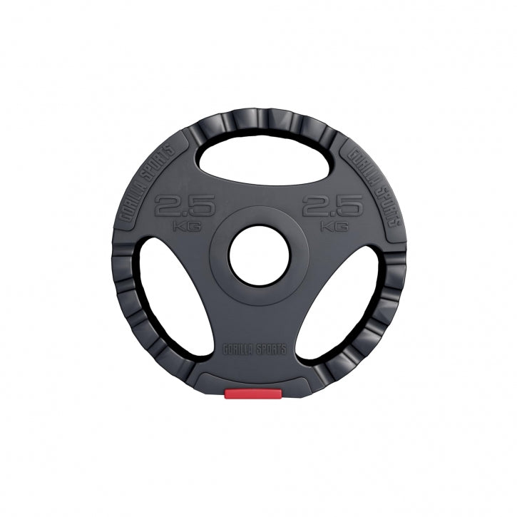 Tri Grip vinüülkattega raskusketas 2,5 kg 50 mm