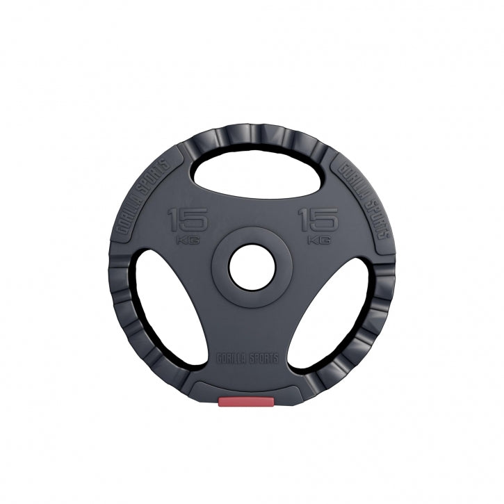 Tri Grip vinüülkattega raskusketas 15 kg 50 mm