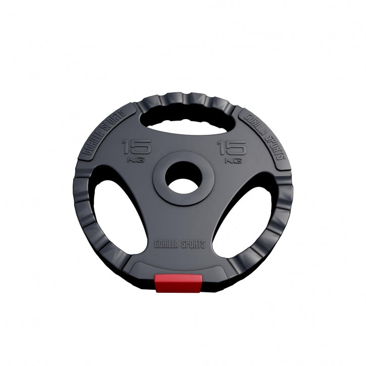 Tri Grip vinüülkattega raskusketas 15 kg 50 mm