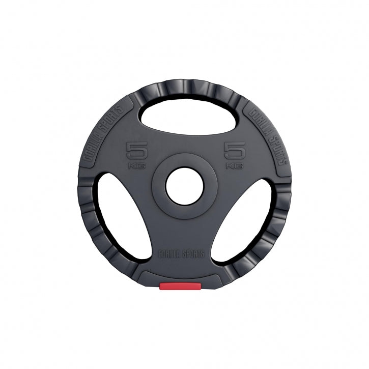 Tri Grip vinüülkattega raskusketas 5 kg 50 mm