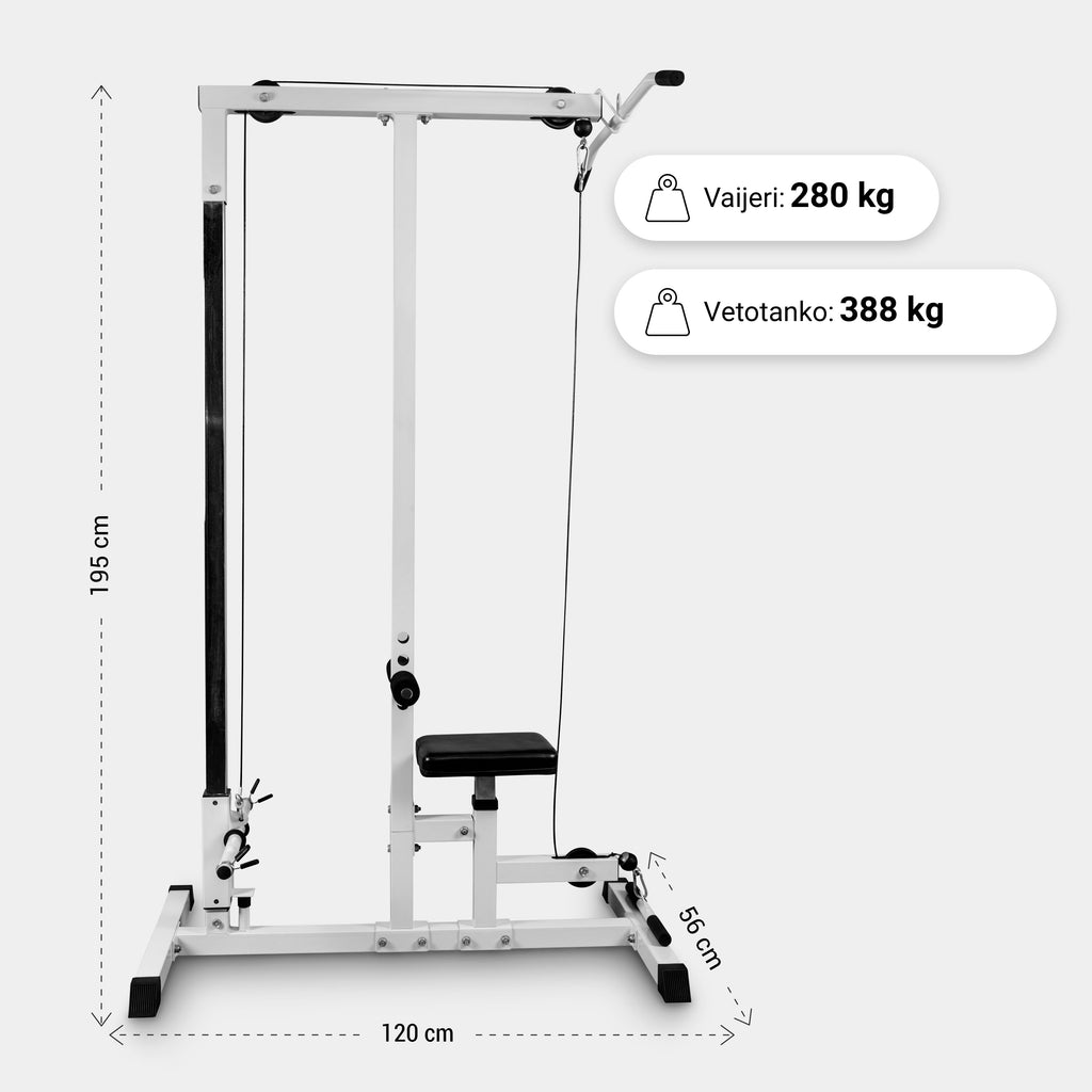 Ala- ja ülatõmbeseade pingiga 30/31 mm raskusketastele