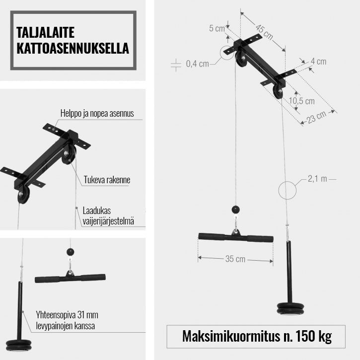 Lakke kinnitatav plokksüsteem 30/31 mm ketastele