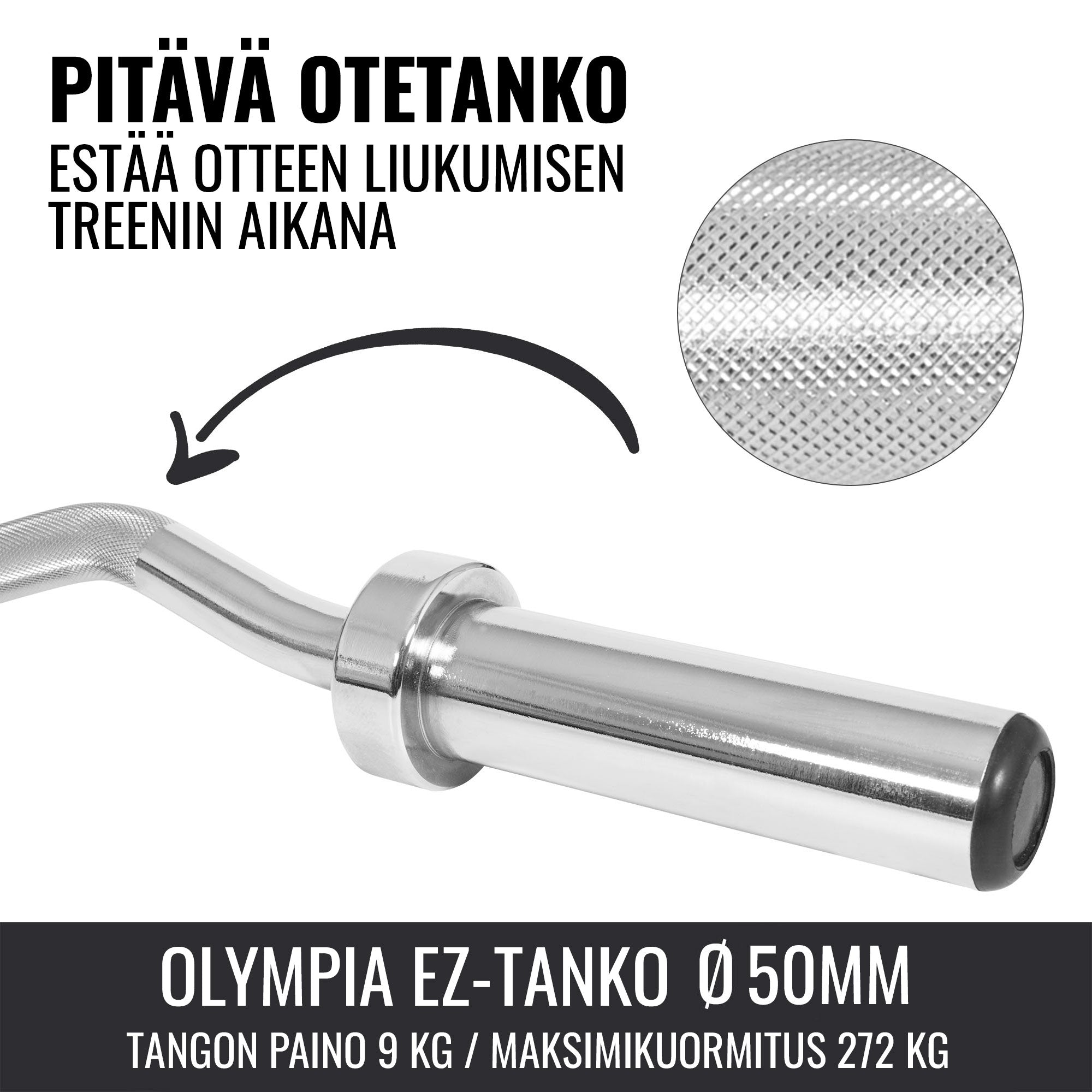 Olümpia EZ-kangi ja hantlikangide komplekt 75 kg