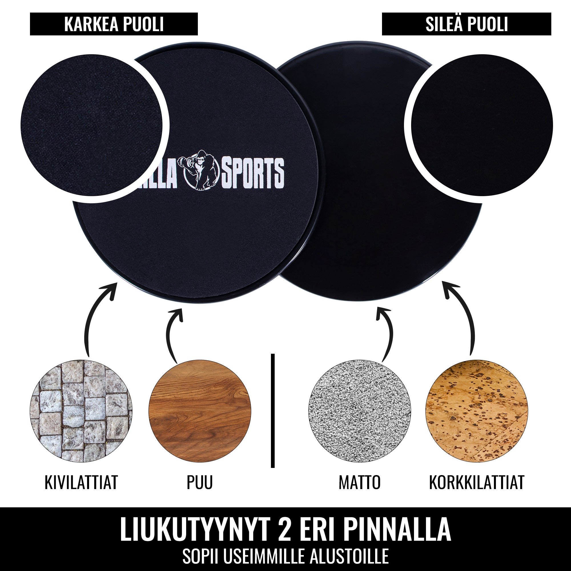 Liugkettad hoiukotiga, 2 tk