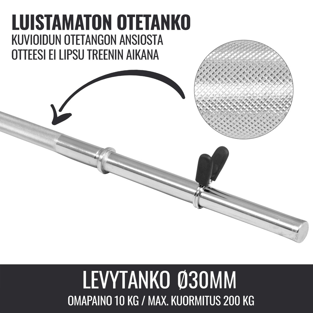 Kangikomplekt 30 mm vedrulukustitega, 4 kangi
