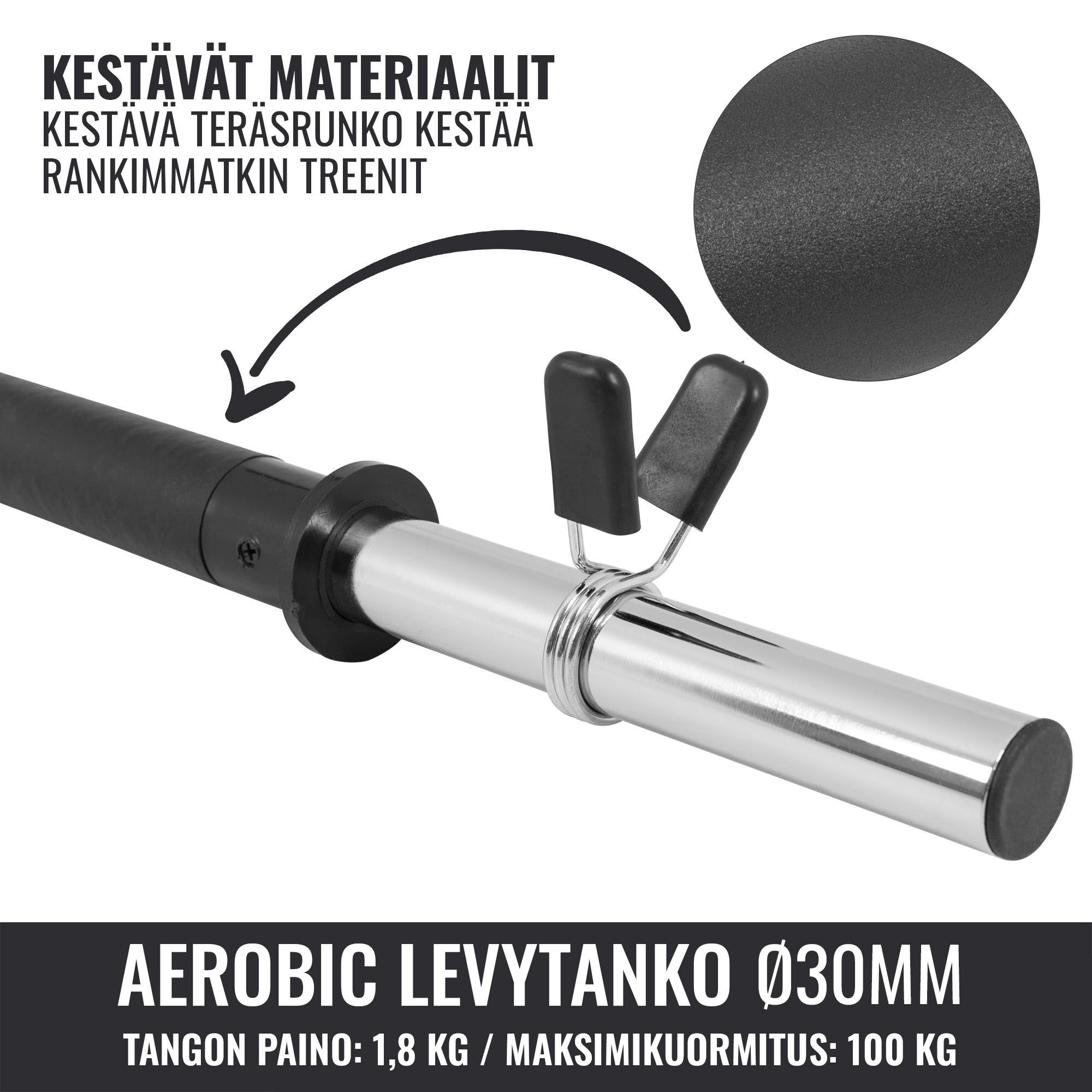 Aeroobika kang vedruklambritega 130 cm
