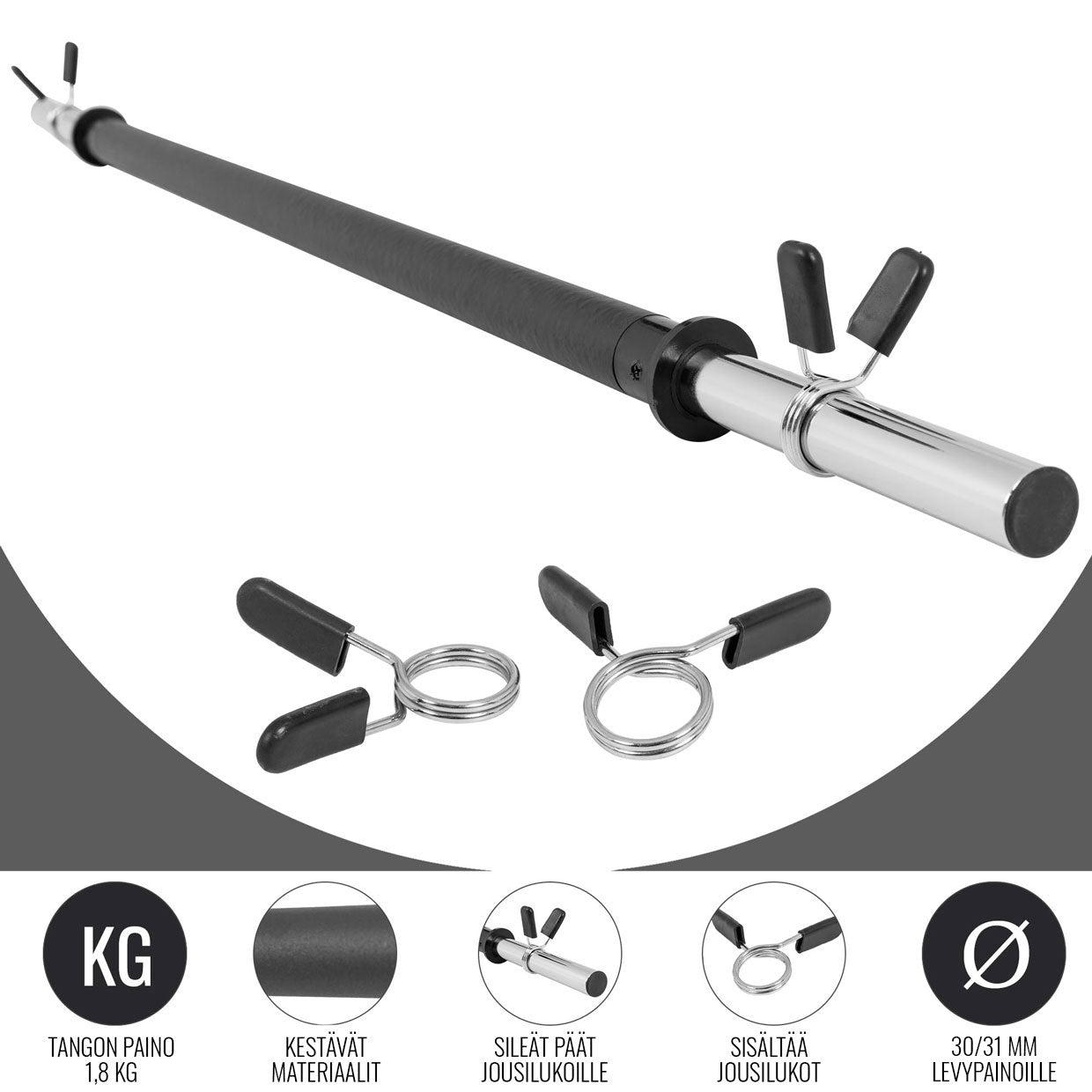 Aeroobika kang vedruklambritega 130 cm