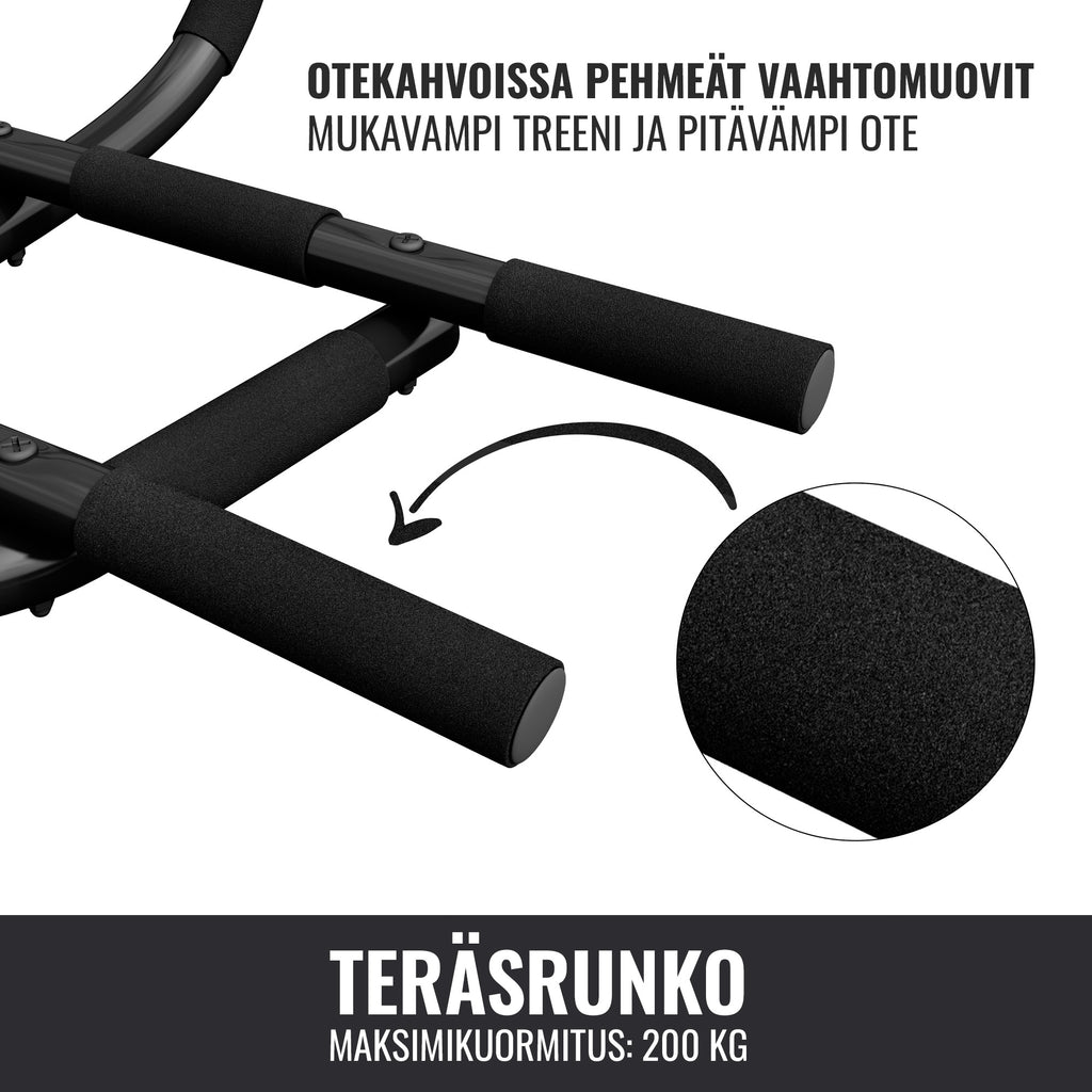 Reguleeritav kõhulihaste pink ja 5-in-1 lõuatõmbekang