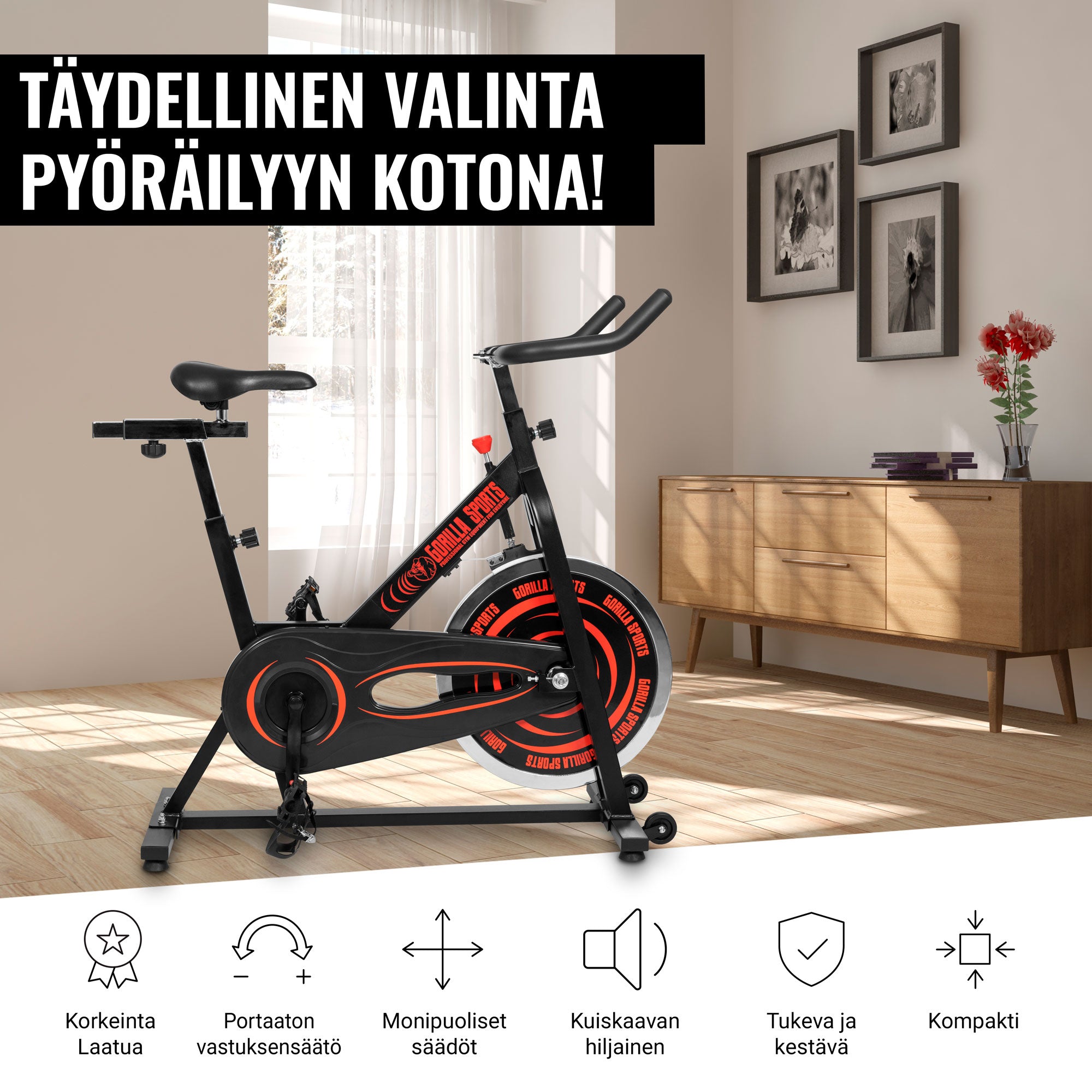 Reguleeritav spinninguratas 13 kg hoorattaga