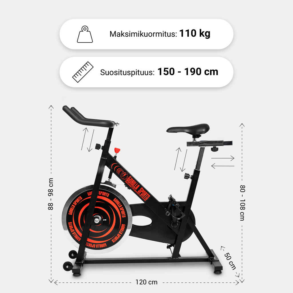 Reguleeritav spinninguratas 13 kg hoorattaga