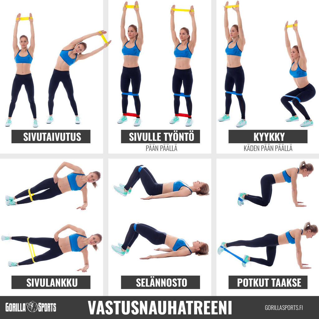 Vastupanu kummilint 208 cm eri tugevustega