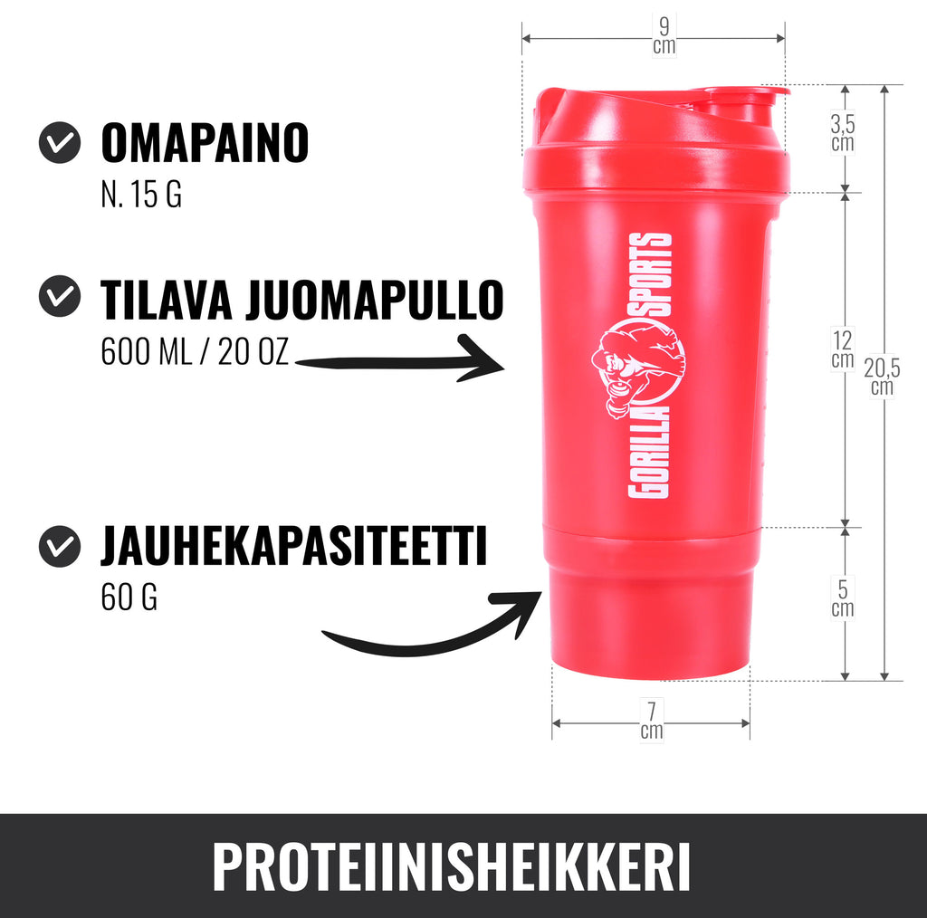 Šeiker pulbrisahtliga 500 ml