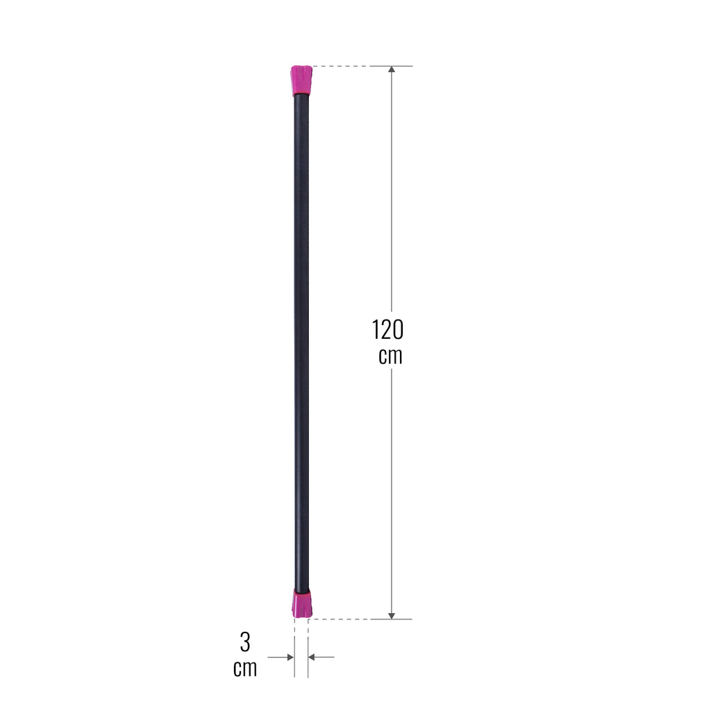 Aeroobika Bar 1–10 kg – fikseeritud raskusega rühmatreeningu kang