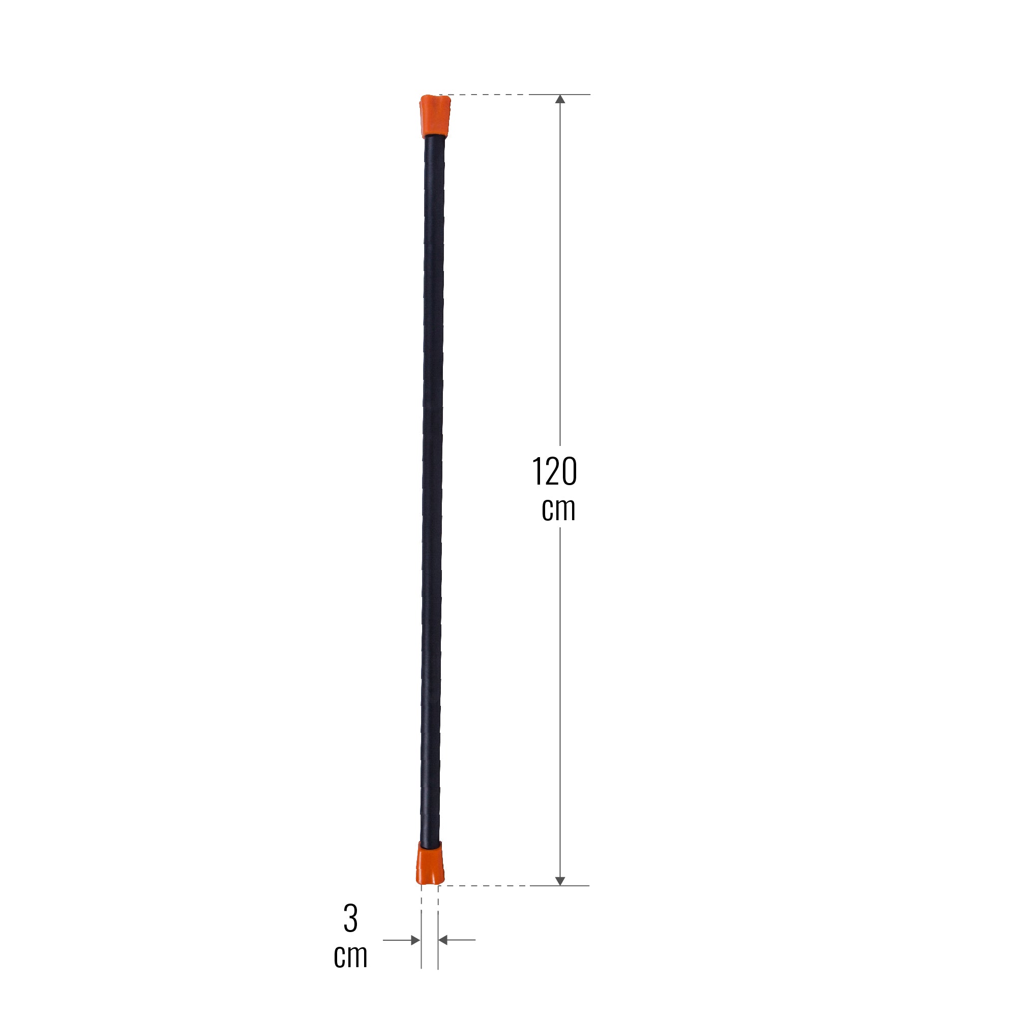 Aeroobika Bar 1–10 kg – fikseeritud raskusega rühmatreeningu kang