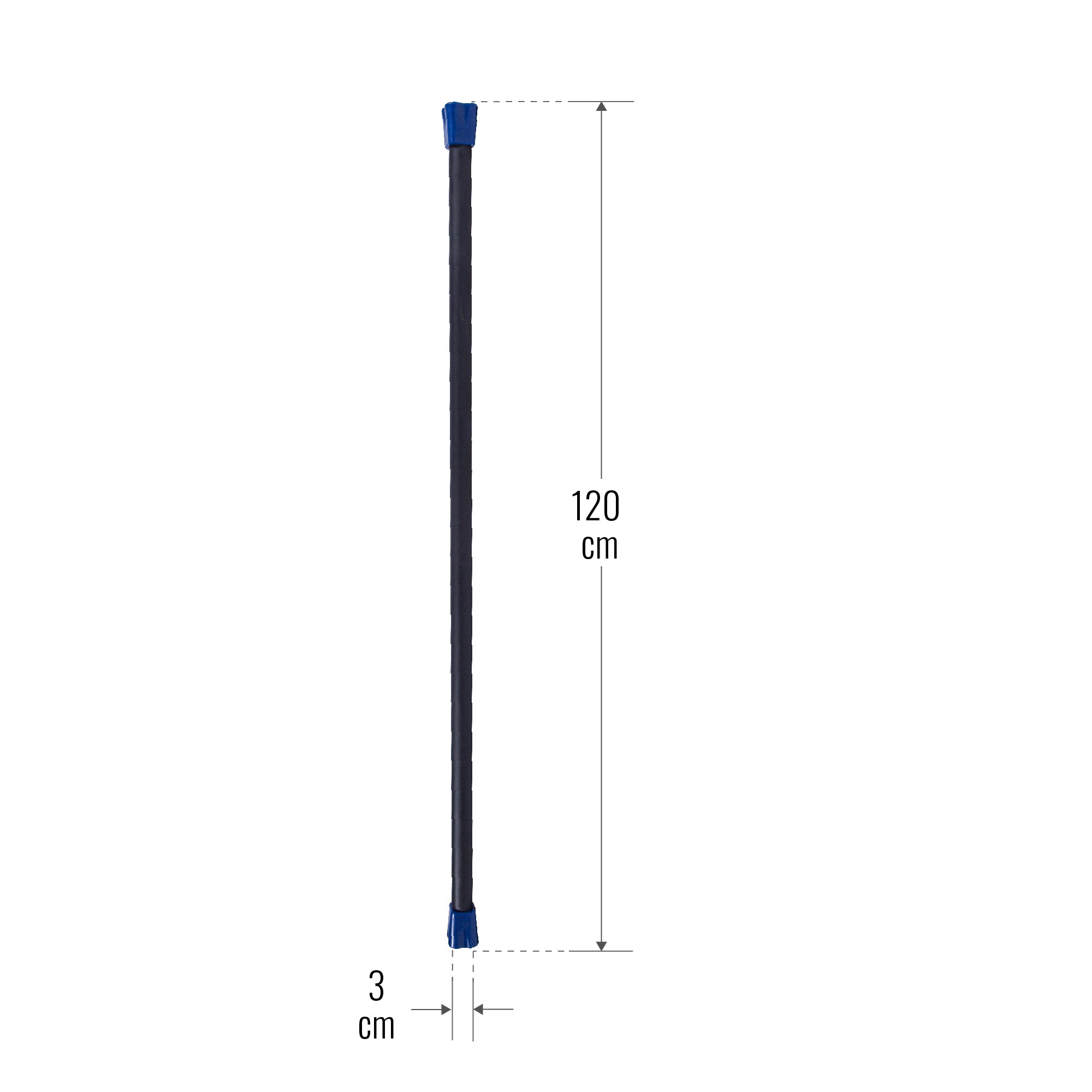 Aeroobika Bar 1–10 kg – fikseeritud raskusega rühmatreeningu kang