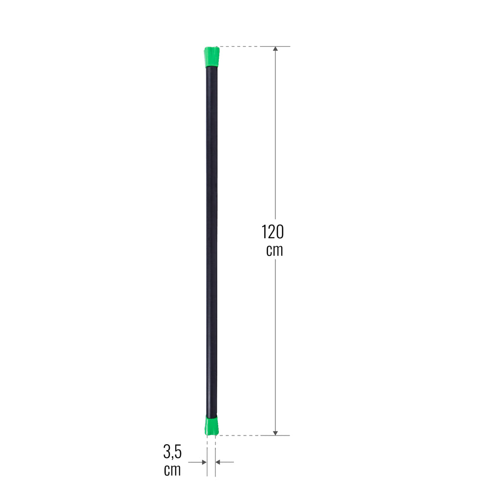 Aeroobika Bar 1–10 kg – fikseeritud raskusega rühmatreeningu kang