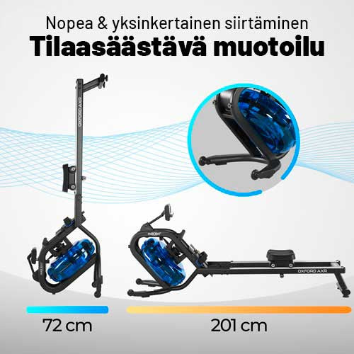 River AXR PRO veetakistusega sõudeergomeeter