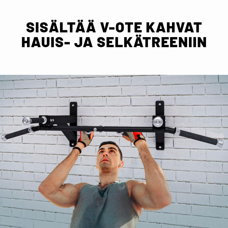 Seinale kinnitatav lõuatõmbekang mitme haardega